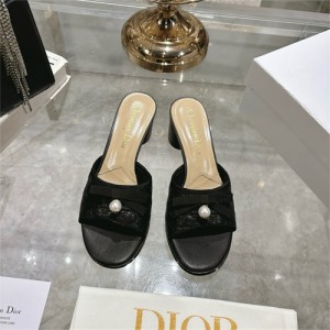 디올 여성용 슬리퍼 (굽높이5.5CM) D58144-2 2025/신상