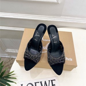 크리스찬루부탱 여성용 슬리퍼 (굽높이10CM) C38812-1 2024/신상