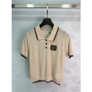 미우미우 반팔 폴로 니트 M41994 2026/신상